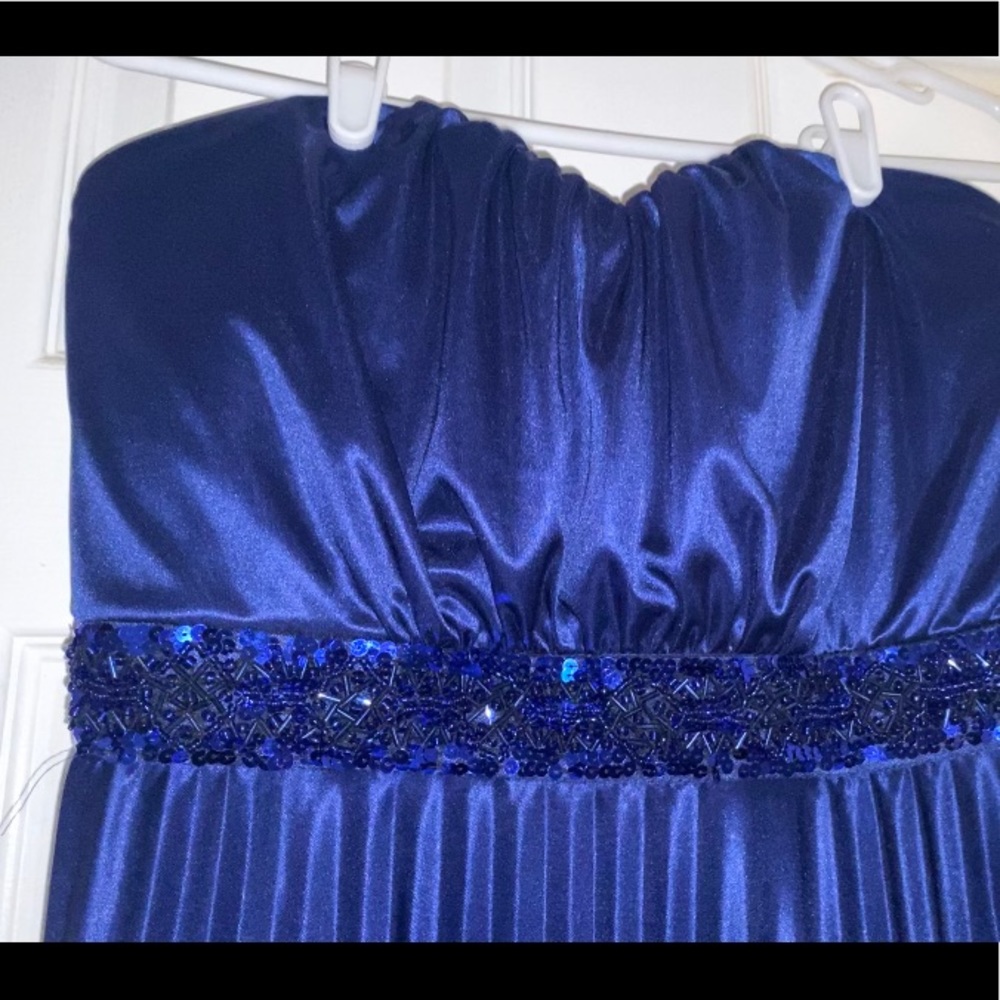 Royal Blue Gown. No tag  NWOT